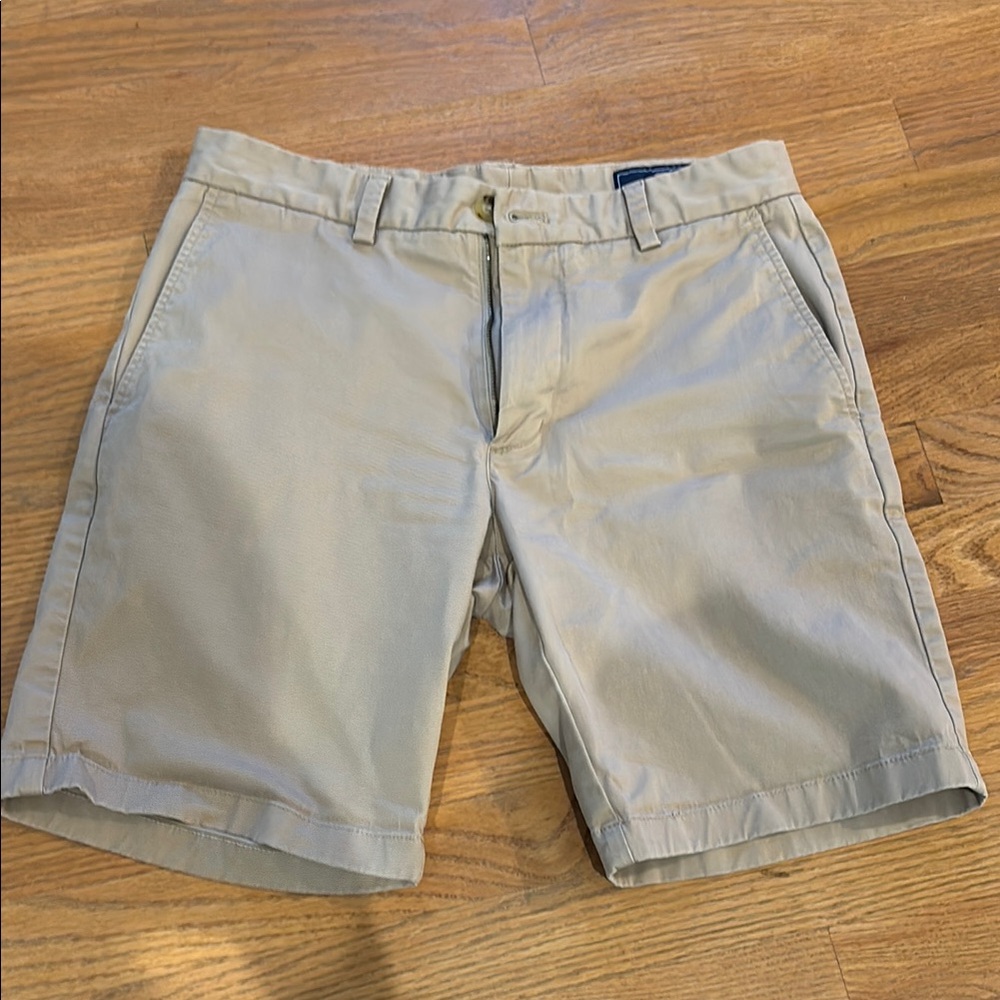 Vineyard Vines Light Tan Flat Front Shorts